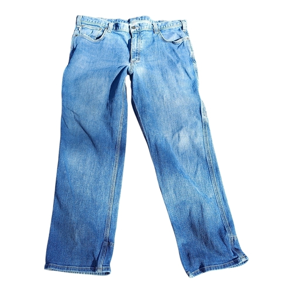 Carhartt Relaxed Linden Jeans Men's 38x30 WorkFlex Denim Light Gorpcore Utility